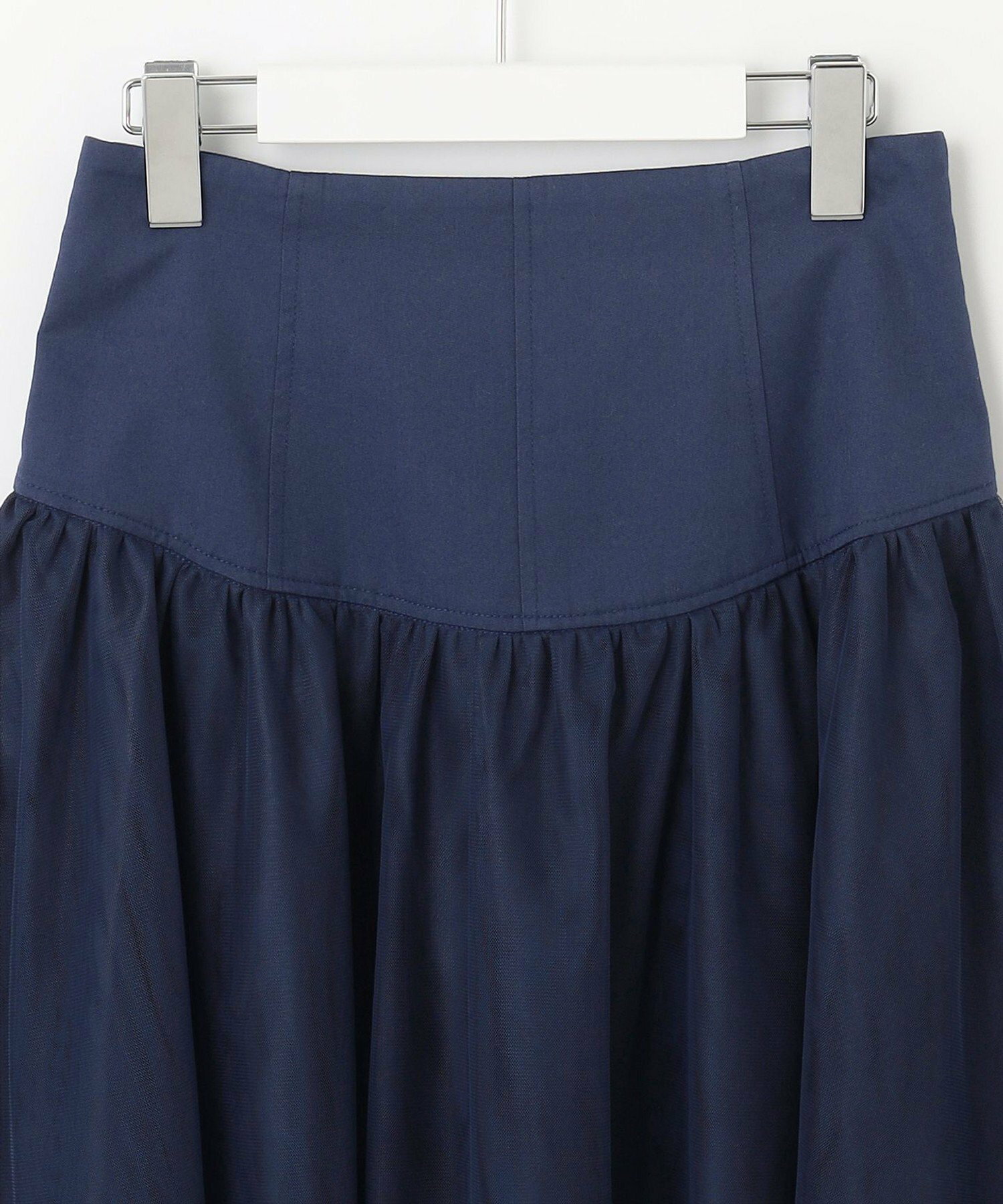 【洗える】コルセットチュール スカート